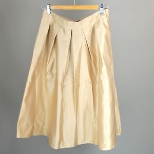 Satin Look Gold/Tan Skirt